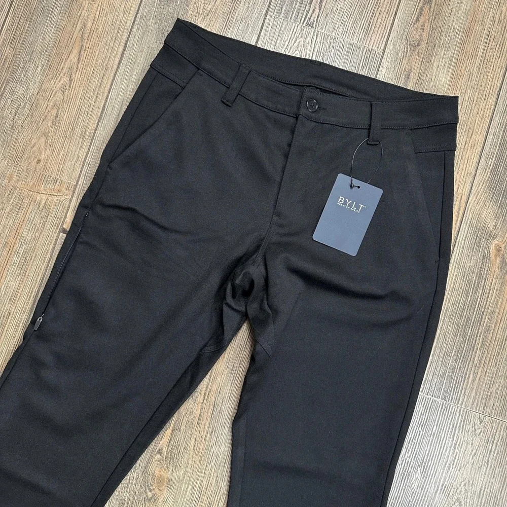 BYLT Basics Black Men's Chinos